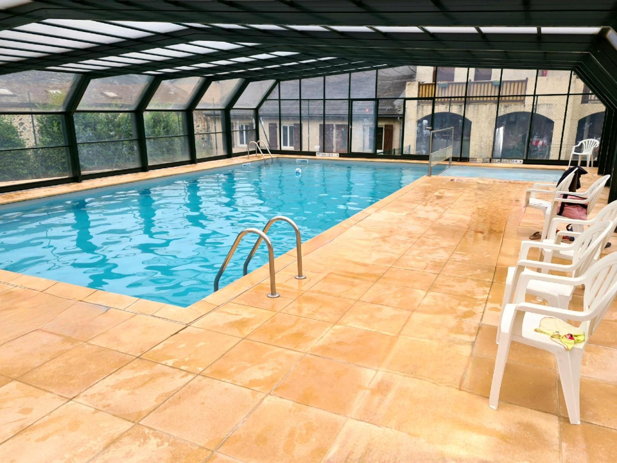 Escapade Montagne En Famille, Appartement Cosy Avec Piscine Couverte Bielle Ngoại thất bức ảnh